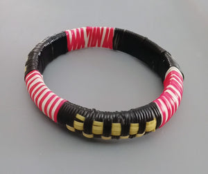 Handcrafted multicolored Tuareg bracelet/ bangles