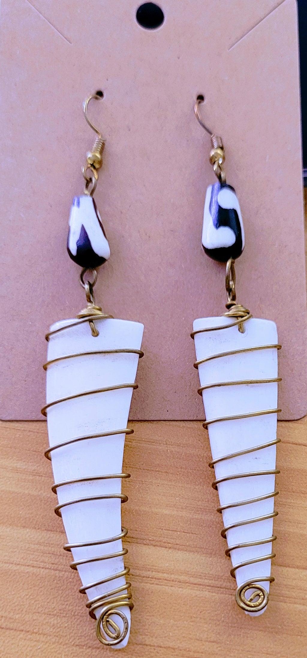 Mali handmade dangle earrings