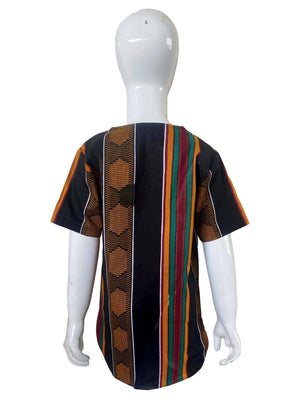 African Kente Shirt Kids