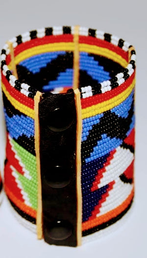 Maasai cuff multicolored bracelets/bangles