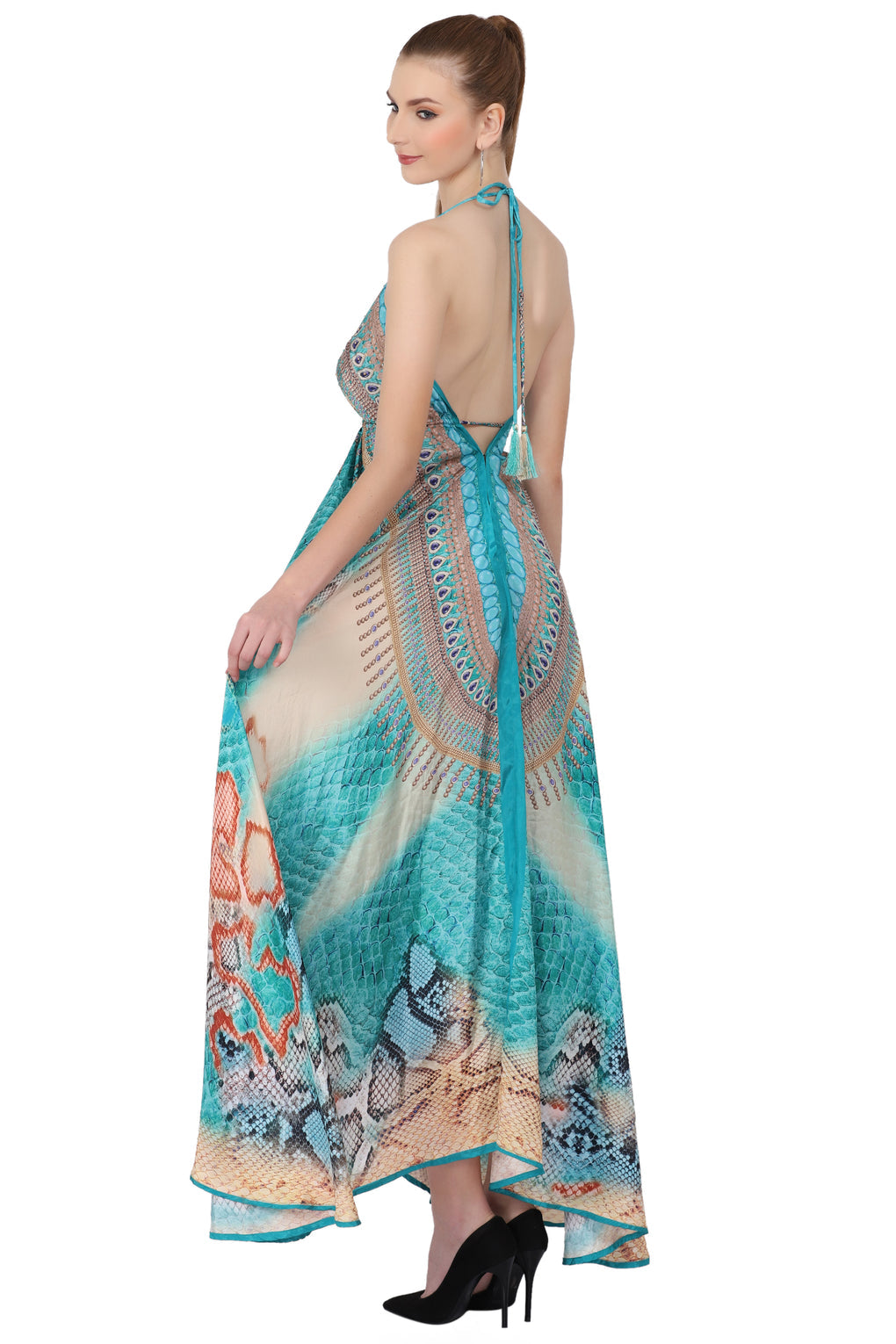 Printed multicolored sundress