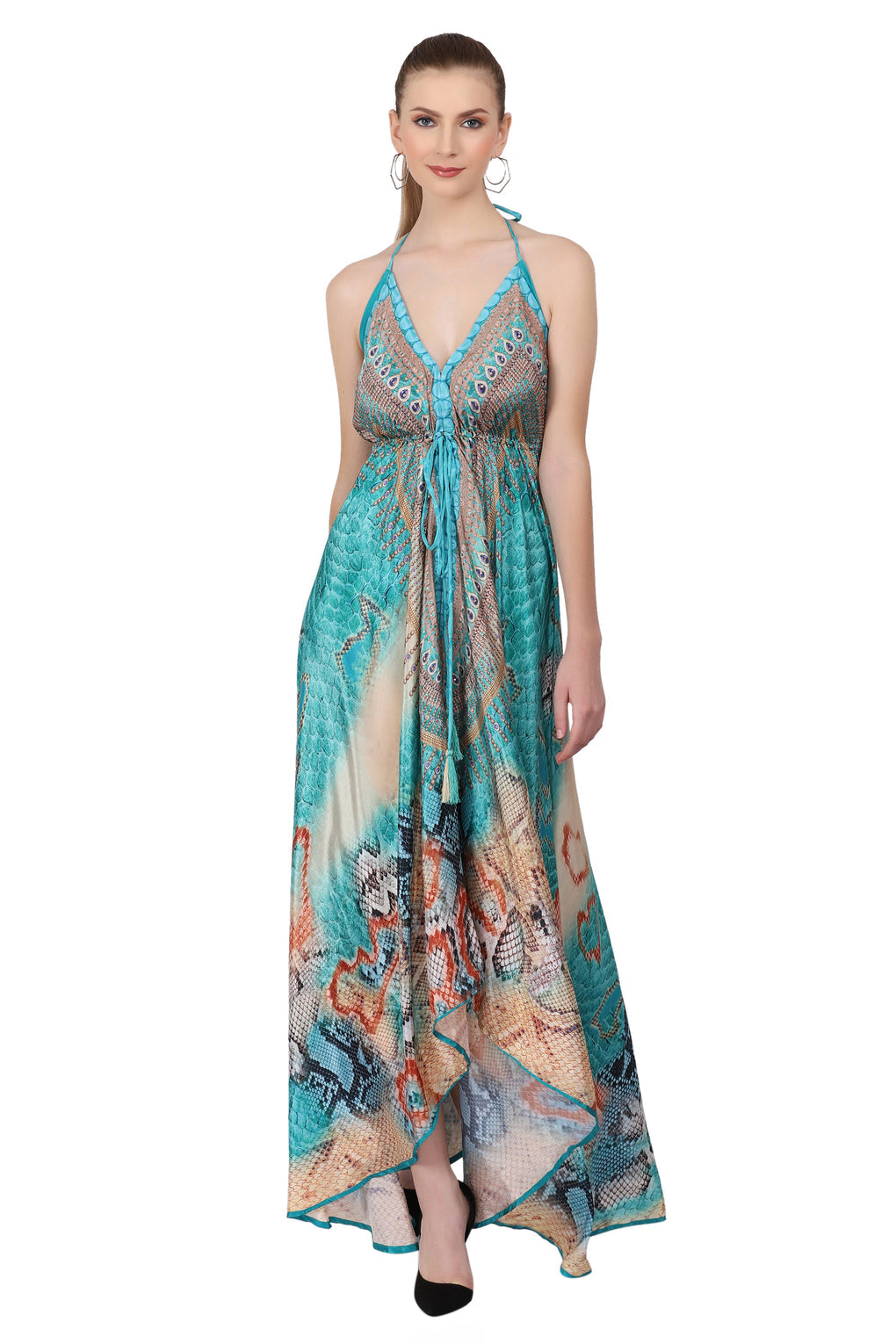 Printed multicolored sundress