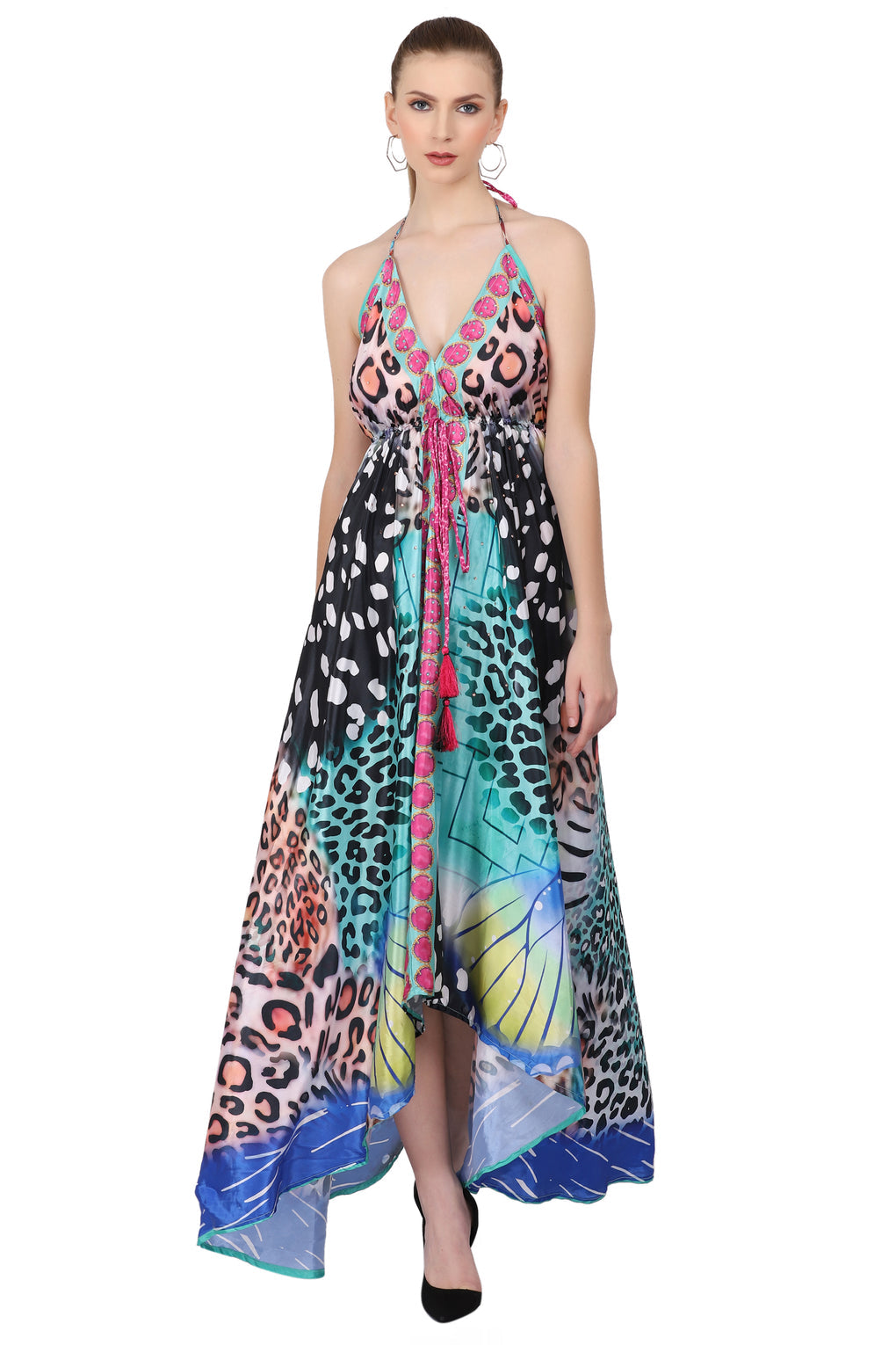 Printed multicolored sundress