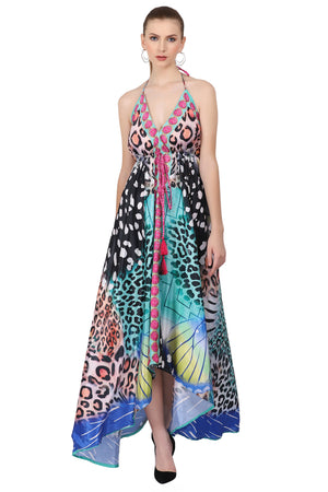 Printed multicolored sundress