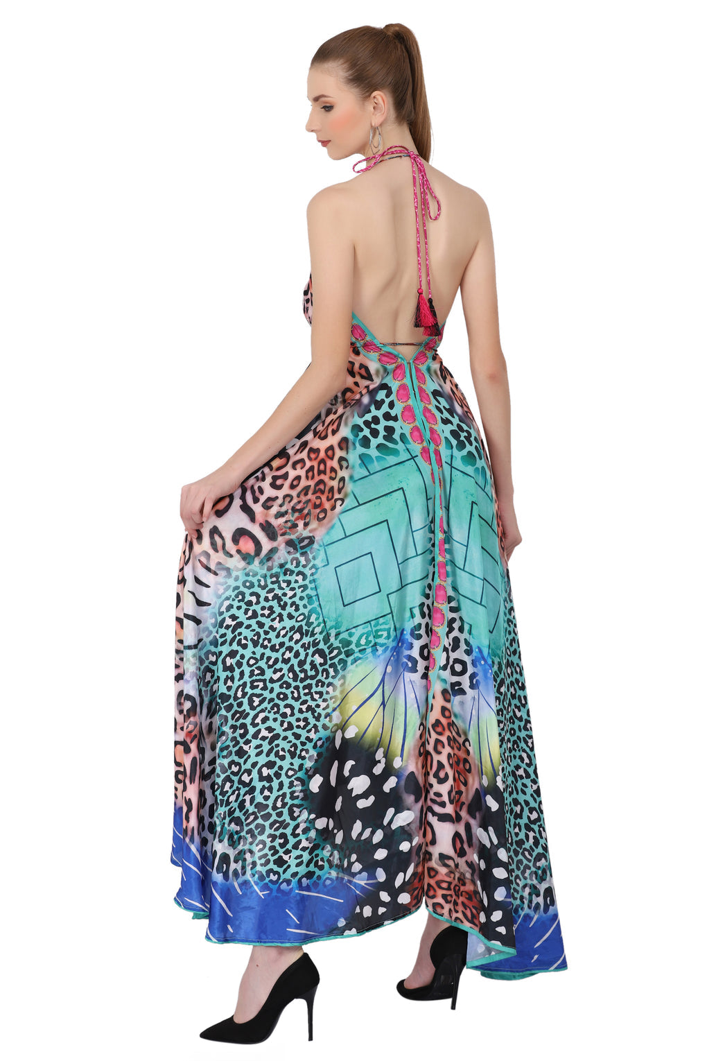 Printed multicolored sundress