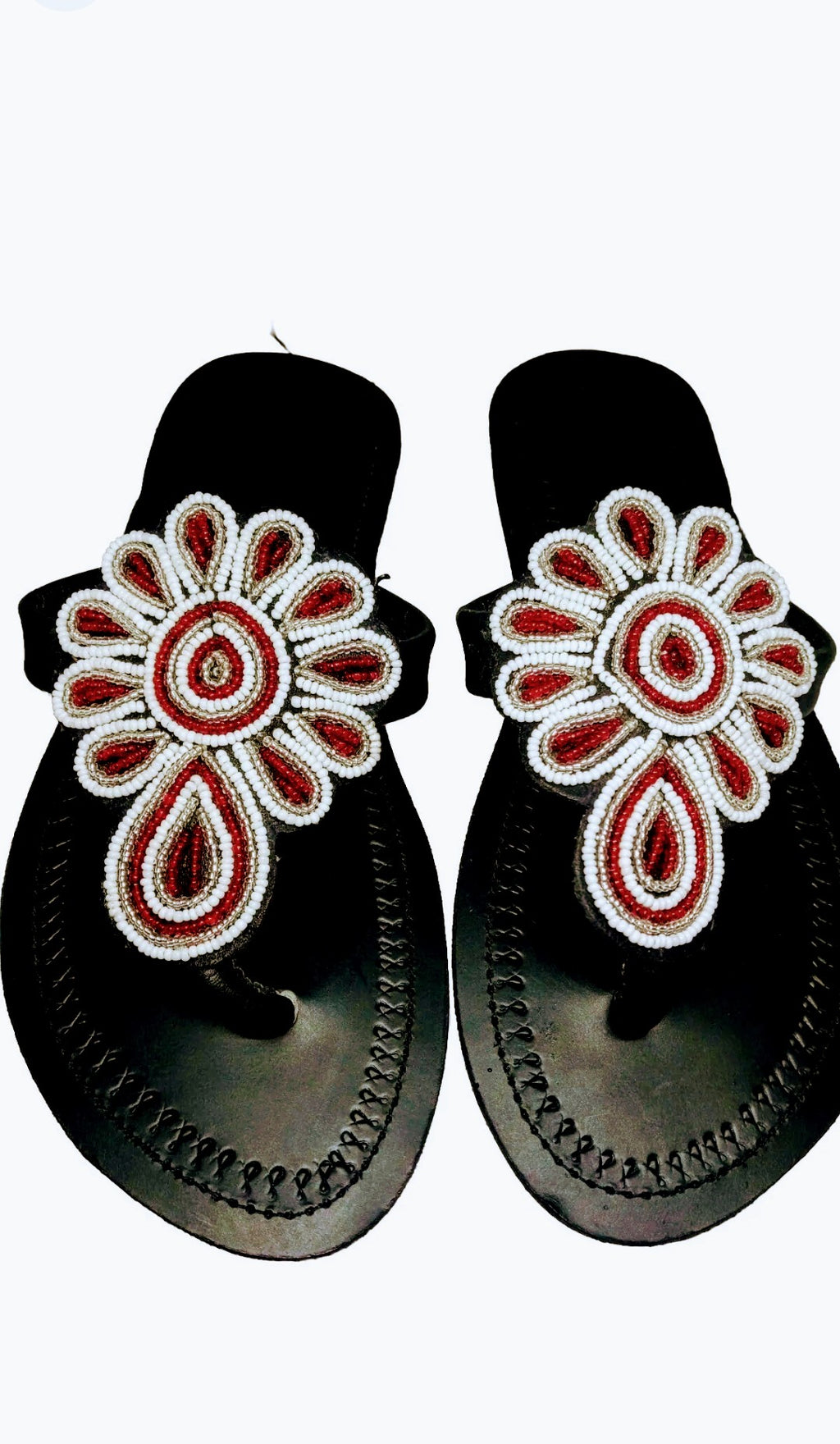 African leather Masai/Maasai Handmade beaded Sandals