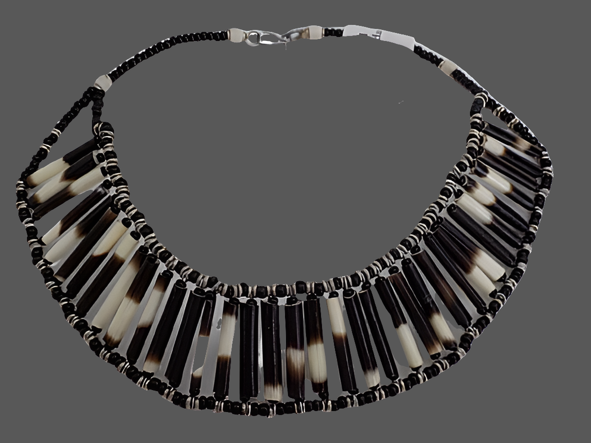 Porcupine Quills handmade choker Necklace
