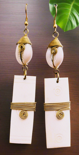 Umoja handmade dangle earrings