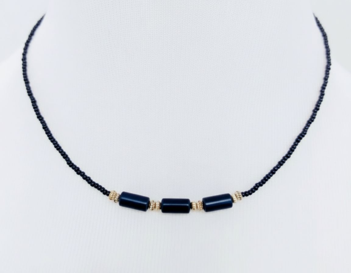 Black and Navy Variation