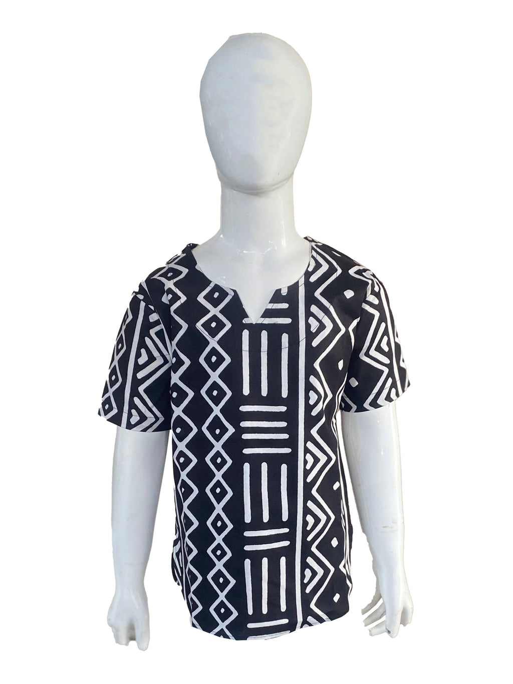 African Ankara Kente Shirt For Kids