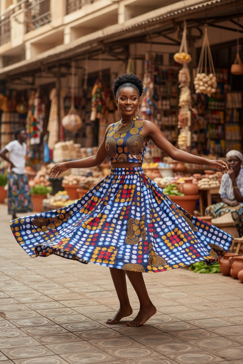Coordinated African print set