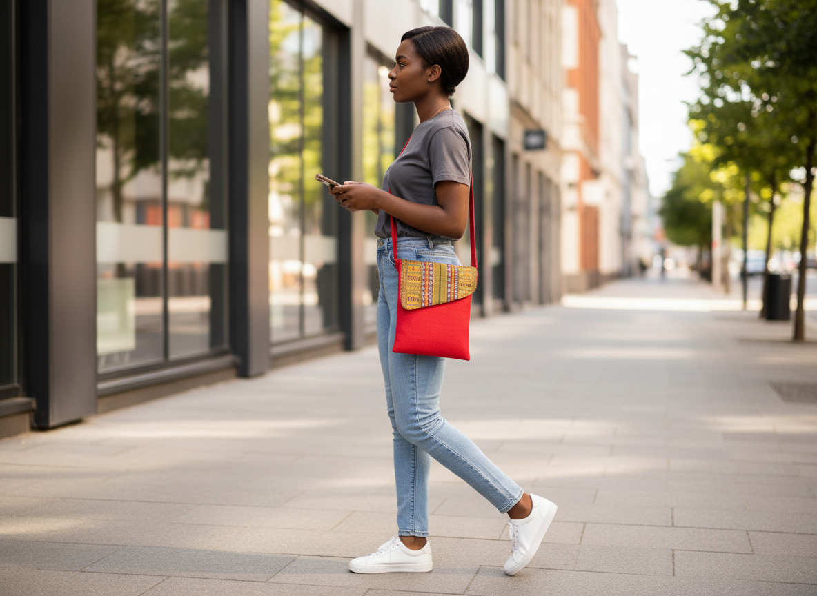 Model carrying bag - side view