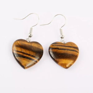 Tigers eye Dangle earrings