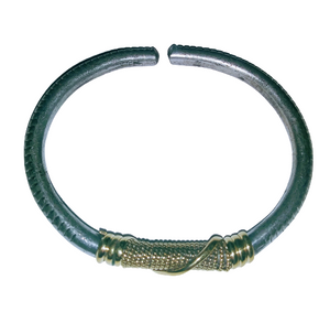 Aluminum brass bracelet bangle adjustable