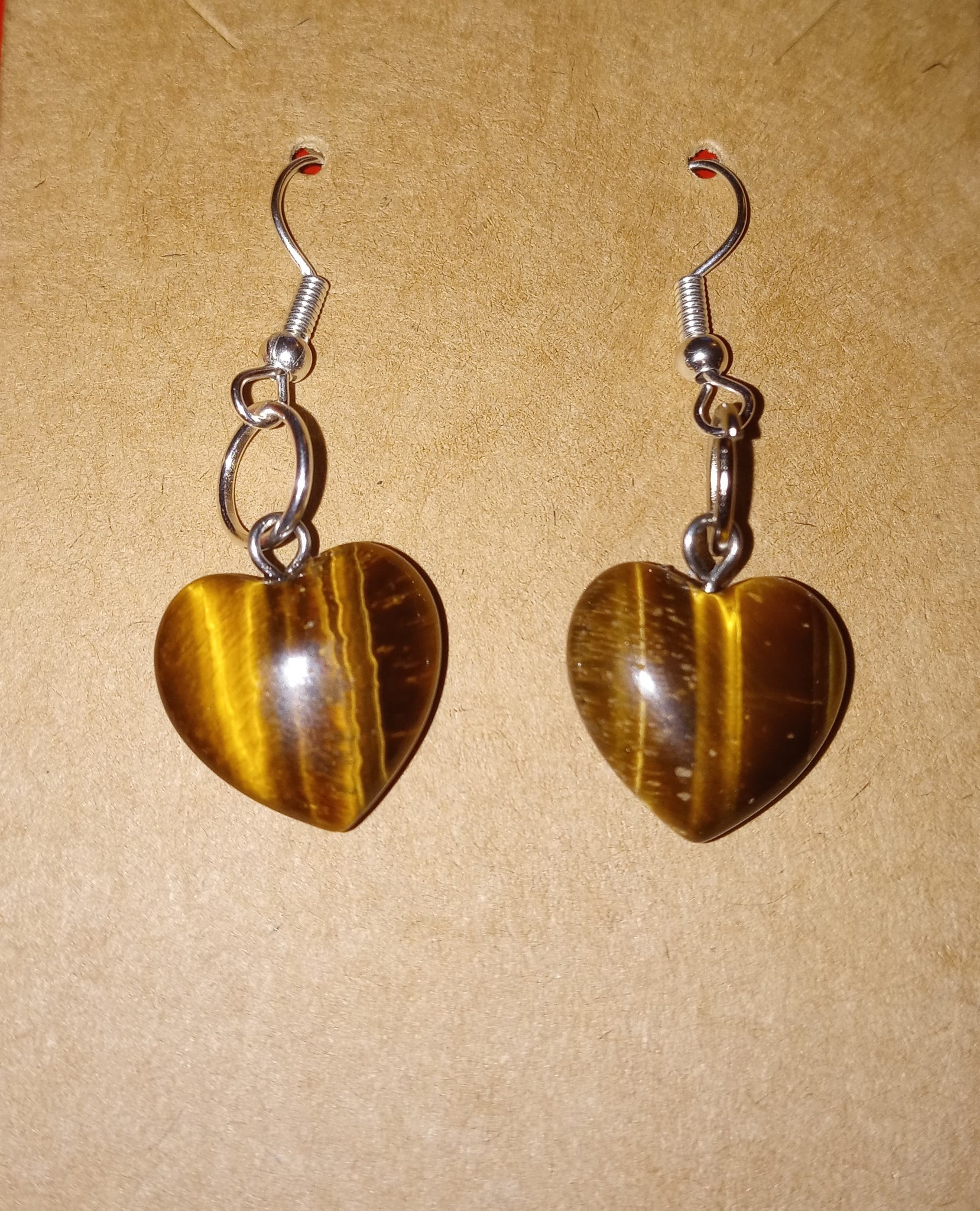 Tigers eye Dangle earrings