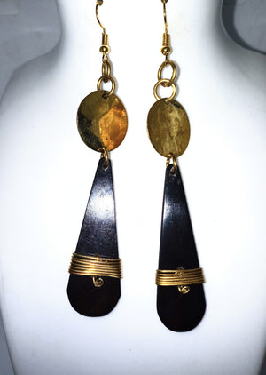 Urembo Handcrafted maasai dangle hook  earrings
