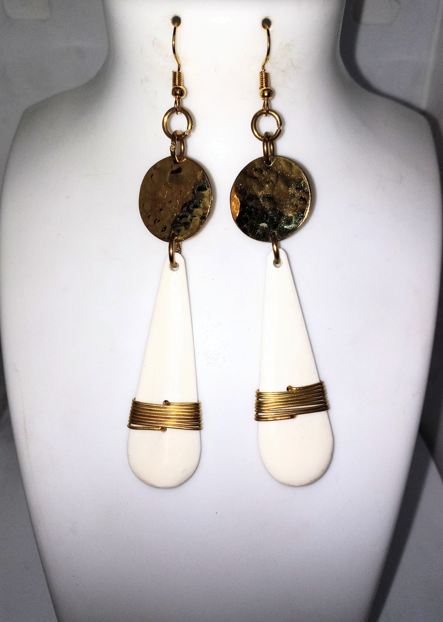Urembo Handcrafted maasai dangle hook  earrings