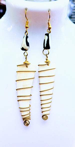 Mali handmade dangle earrings