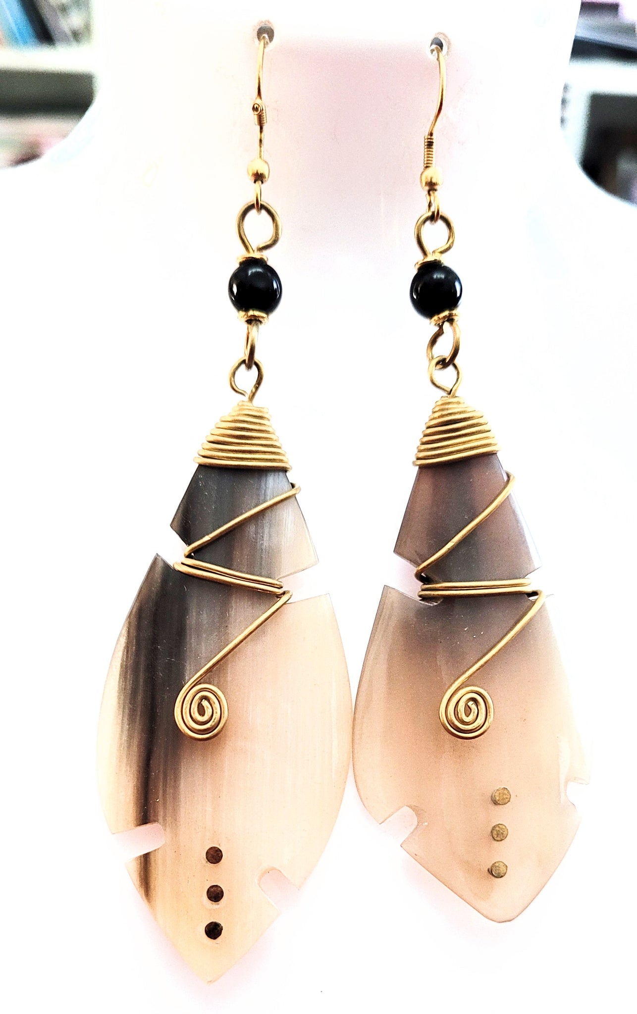 Tshala handmade dangle earrings