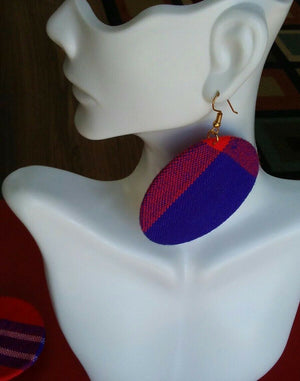 African maasai Prints Hook dangle drop Earrings