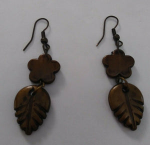 Gold Dangle Handcrafted Hook Earrings