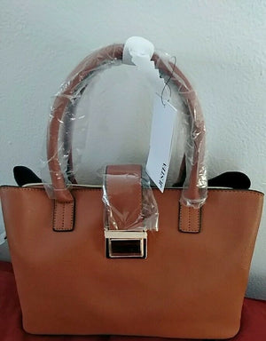 NWT Just Fab satchel Purse Shoulder Bag Tan