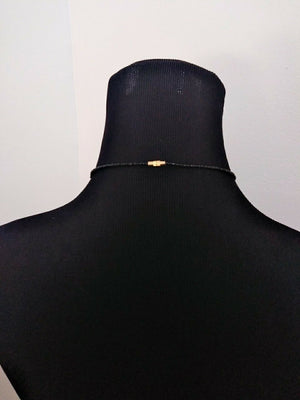 African-Kenya Handmade Maasai Polished Pendant Necklace stripped