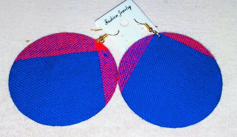 African maasai Prints Hook dangle drop Earrings