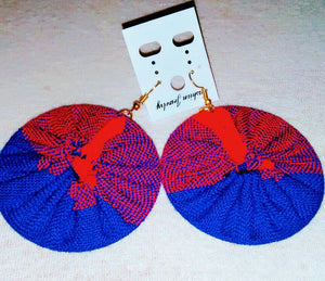 African maasai Prints Hook dangle drop Earrings