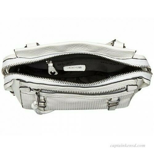 New Joe's Jeans crossbody Ivory leather purse,hobo bag/handbag satchel