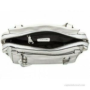 New Joe's Jeans crossbody Ivory leather purse,hobo bag/handbag satchel