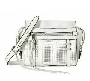 New Joe's Jeans crossbody Ivory leather purse,hobo bag/handbag satchel
