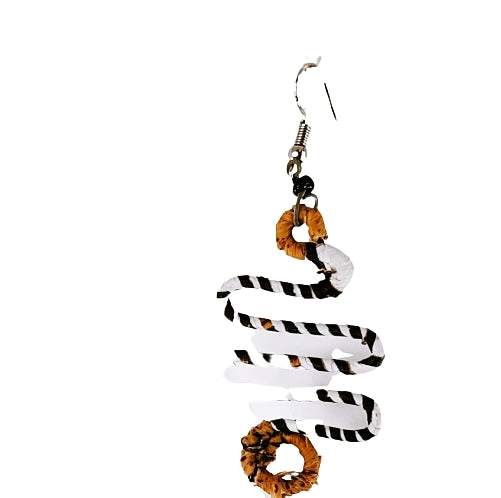 Banana fiber dangle hook Earrings