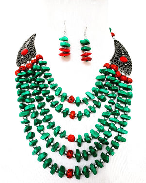 Shahada Boho chic necklace set