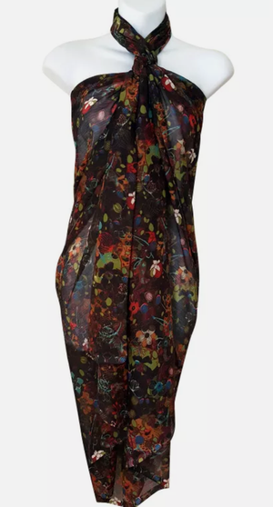 Sarong Pareo Big Scarf Swimsuit Beach Wrap Cover Up
