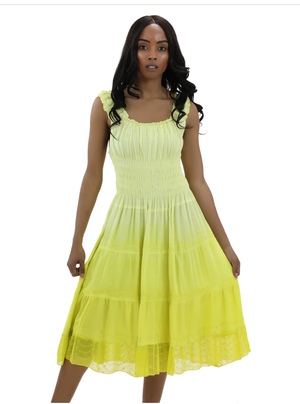 Ombre dyed sundress
