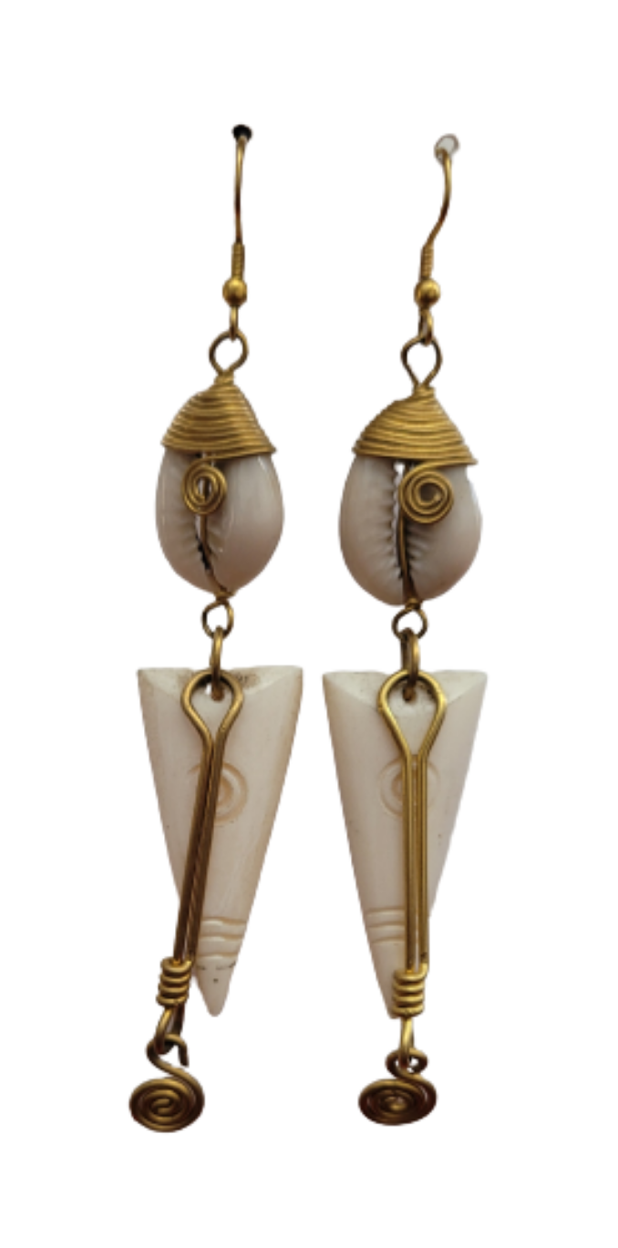 Uzuri handmade  Dangle hook Earrings