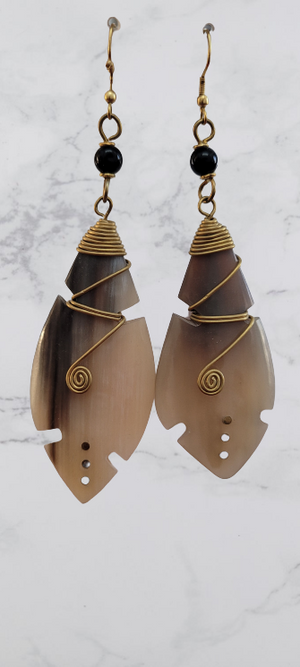 Tshala handmade dangle earrings
