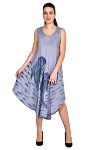 Dolphin print umbrella dress